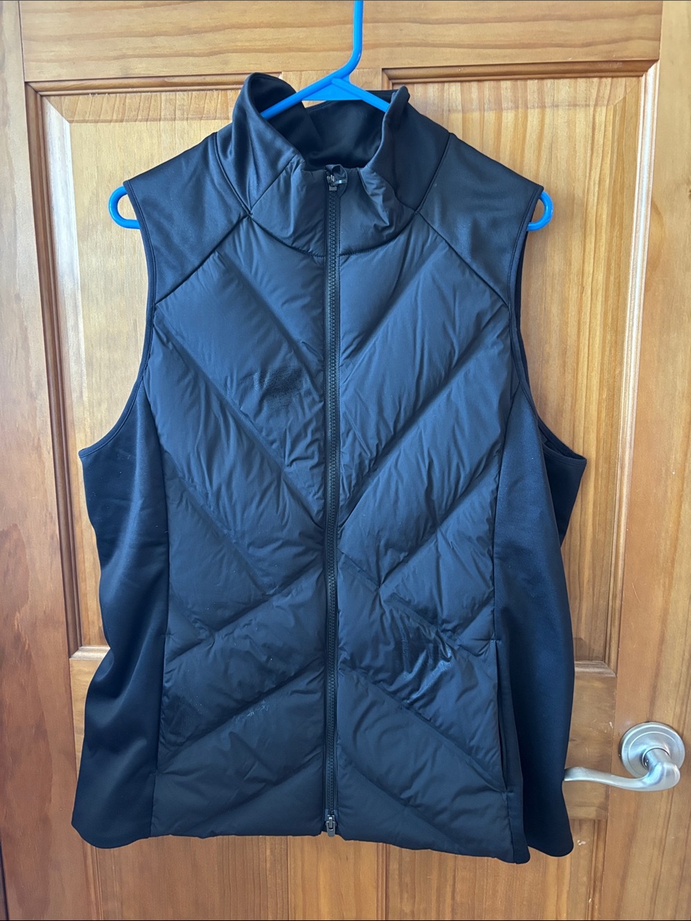 Athleta Black Quilted Women's Vest